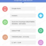 Nexus6(Shamu)のスペックが判明。Snapdragon 805、5.2インチ2560×1440ディスプレイ、4K録画対応などハイスペックになる模様。