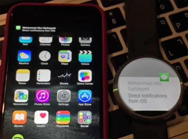 Moto360をiphoneに対応させてiphoneの通知を受け取ることができるアプリが開発される 動画あり アンドロイドラバー