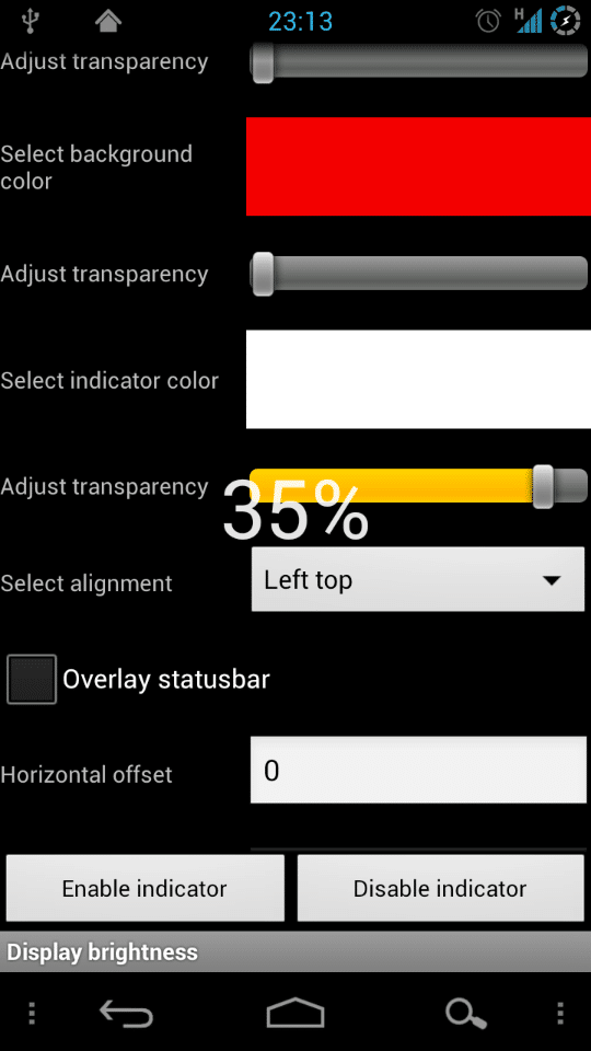 Display Brightness Androidの画面の明るさの調整を 画面の端をなぞるだけでどんな画面からでもできる必須アプリ アンドロイドラバー